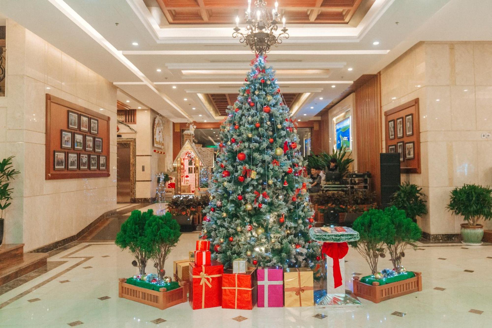Dlg岘港酒店 外观 照片 Christmas tree at the lobby of a hotel in China