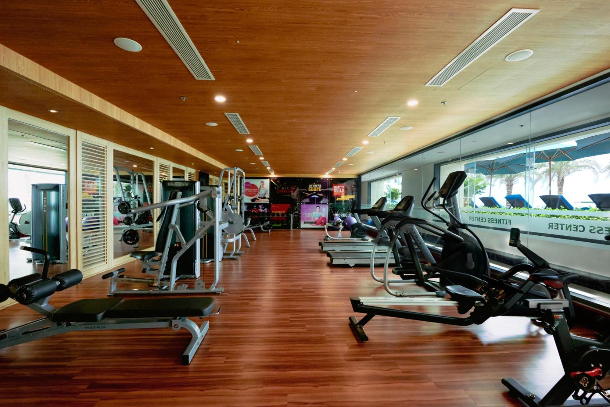 Dlg岘港酒店 外观 照片 The gym at the hotel